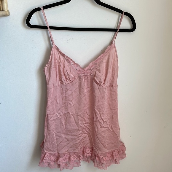 Y2K Victoria's Secret Silk Babydoll Slip - Picture 1 of 7